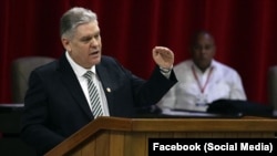 El ministro de Economía y Planificación, Alejandro Gil Fernández, ante la Asamblea Nacional del Poder Popular en 2022. El funcionario está siendo investigado.