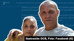 Jorge Bello junto a su esposa. (Ilustración OCB, Foto: Facebook)