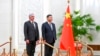 Miguel Díaz-Canel y el presidente chino Xi Jinping en Pekín el 25 de noviembre de 2022. (Ding Lin/Xinhua via AP)
