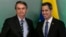 Jair Bolsonaro, presidente de Brasil, y Juan Guaidó, presidente interino de Venezuela. 