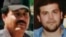 Combinación de imágenes de Ismael «El Mayo» Zambada García (izq.), y Joaquín Guzmán López, hijo «El Chapo» Guzmán.