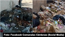 Basura en la calles de Cárdenas, Matanzas