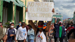 Protestas del 11 de julio en Matanzas, Cuba. (Foto: Archivo/Facebook)