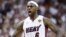 El alero estrella de los Heat de Miami, LeBron James.