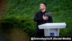 El presidente de Ucrania, Volodymyr Zelenskyy. 