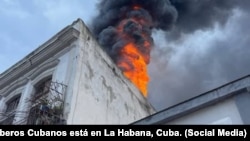 Explosión de tanques de gasolina causa incendio en Centro Habana.