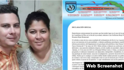 El caso Luis Guillermo Borjas y Roxana Rojas, un matrimonio de pastores residentes en la Isla de Pinos, recibió el respaldo de las Asambleas de Dios en Cuba.