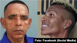 Julio César y su hijo Dayron Duque de Estrada.